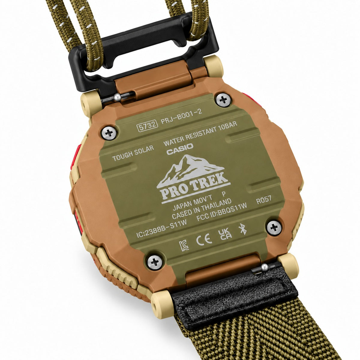 CASIO PRO TREK Olive Green & Brown