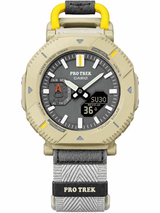 CASIO PRO TREK Sand Beige & Grey Colour