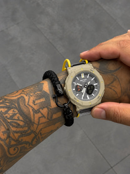 CASIO PRO TREK Sand Beige & Grey Colour