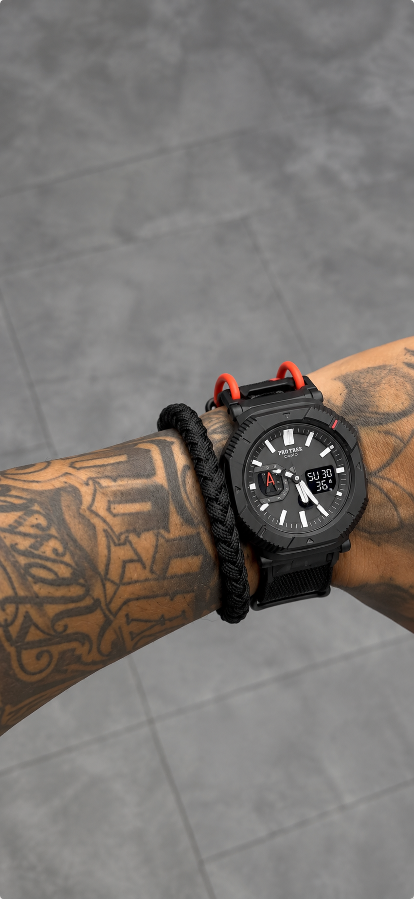 CASIO PROTREK PRJ-B001B-3 BLACK RED
